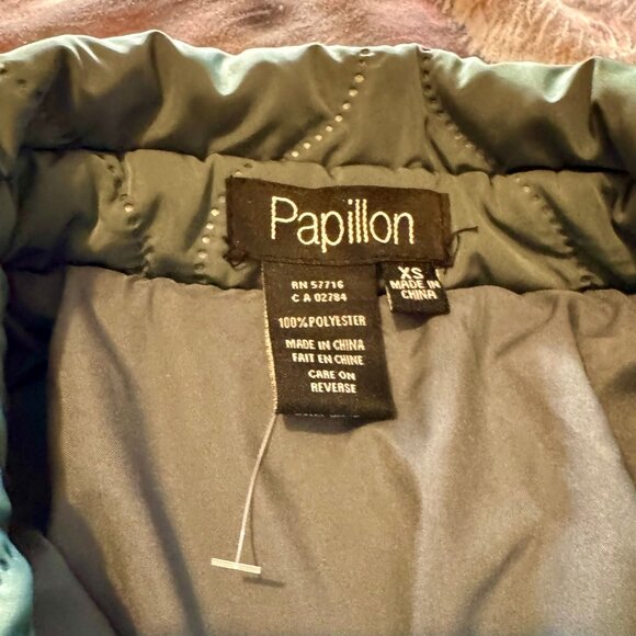 Papillon Size XS Quilted Jacket - Picture 2 of 6